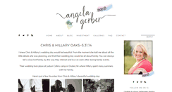 Desktop Screenshot of angelagerberphotography.com
